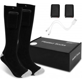 GGHKDD Calcetines térmicos para hombre y mujer calcetines eléctricos recargables con tres modos elásticos cómodos resistentes al agua y calientes 3,7 V 4500 MA - UYZO6XK4