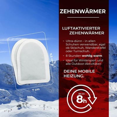 Thermopad Calentador de Dedos 30 Pares de Almohadillas térmicas para 8 Horas de Calor Listo para Usar Extra Caliente Ideal para Actividades al Aire Libre y Zapatos de esquí - KNCV4D8E