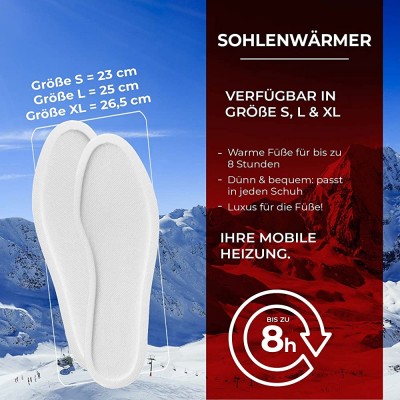 Thermopad Sohlenwärmer Calentadores de pies color beige talla S PACK DE 10 PARES - KBAMVIB4