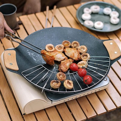 5 empuñaduras de cocina – Cubierta de mango de sartén de barbacoa – Accesorios de camping gruesos para barbacoa al aire libre - QHSG3HH5