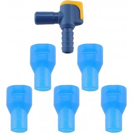 Graplan Válvula de mordedura de repuesto y boquilla de silicona de 5 piezas para mochila al aire libre Depósito de vejiga de hidratación - TDCK92VN