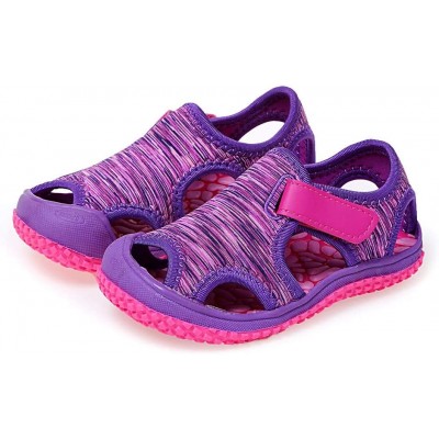 Zapatillas De Niño Zapatos antideslizantes para niños zapatillas de deporte para niños al libre sandalias para bebés zapatos de playa de verano Zapatillas Deportivas Niño Purple 7.5-8Years - WVHDSFE5