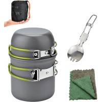 ZJDTC Juego de utensilios de cocina para camping recipientes extraíbles para picnics al aire libre y camping - RUQXOJ5Q