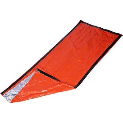 Vbestlife Saco de Dormir de Emergencia Saco de Dormir de Emergencia Reutilizable Térmico Impermeable Supervivencia Camping Viajes Naranja - KHQH7UY7