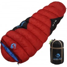TTSAM Saco de dormir de -8 ℃ – 8 ℃ 4 estaciones invierno Momia saco de dormir impermeable saco de dormir para exterior pequeño paquete para viajes de campaña camping al aire libre o interior - KBQJJ566