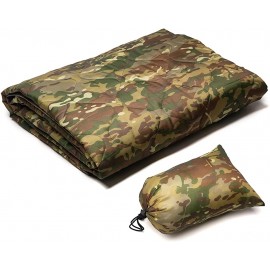 Chunx Edredón de camuflaje para camping accesorios de campamento manta térmica de picnic ultraligero colchón de viaje tapete turístico color: CP - UGUWQ712