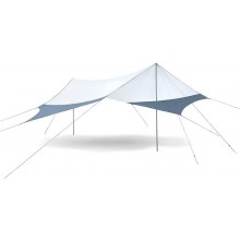 ZXM Tienda de campaña con dosel para exteriores cubierta de plata antiultravioleta toldo para camping protector solar tienda de playa toldo a prueba de lluvia tamaño: 460 cm* 520 cm - GQWJ8RE8