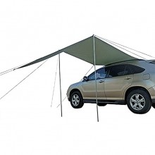 Finetoknow Carpa lateral para coche al aire libre Toldo lateral sombra Pared Kits completos Camping Remolque Canopy - YTMZTEDF