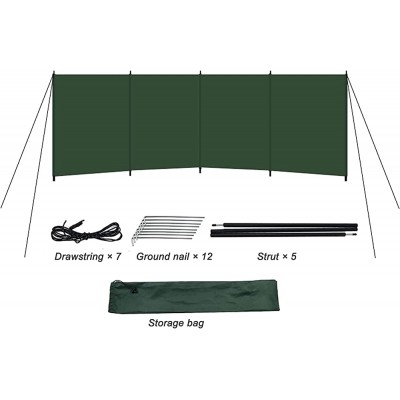 koncy Estufa De Camping Cortavientos Escudo De Privacidad De Playa Escudo De Privacidad para Acampar Al Aire Libre 300x140cm Color : Green - MRWMMXI7