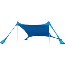 Ruilonghai Shades Beach Tent Large Family Beach Tent Beach Shade Windproof Design Sun Shelter UPF50+ Portable Family Tent with 2 Aluminum Poles 1 Carrying Bag - GUHTUNEV