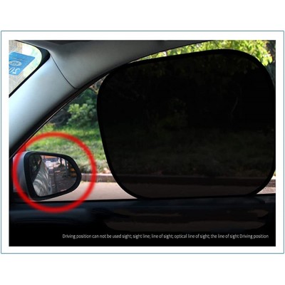 Shade de la ventana del automóvil cortina adhesiva del sol for las ventanas del automóvil: sol resplandor y Uva Protección de rayos for su hijo Color : 0 Size : 2pcs 44x36cm black - ODCPAGVJ