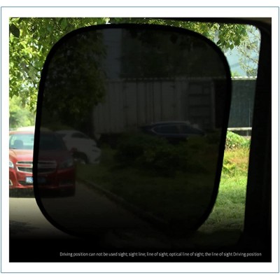 Shade de la ventana del automóvil cortina adhesiva del sol for las ventanas del automóvil: sol resplandor y Uva Protección de rayos for su hijo Color : 0 Size : 2pcs 44x36cm black - ODCPAGVJ