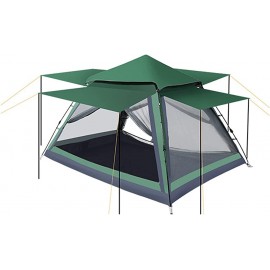 ZWEBY Tragbares Strandzelt Tienda de Campamento Impermeable de Mochilas livianas de Senderismo al Aire Libre Color : Verde Size : 200x200x145cm - HSIC7PY6