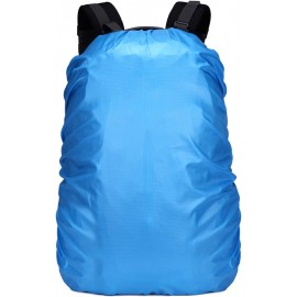Muka Funda impermeable para mochila de viaje para senderismo al aire libre con bolsa de almacenamiento y correas de hebilla cruzada 20-80L Blue XXL - VGSX853R