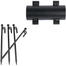 Colcolo 5X Tent Awning Rod Holder Stakes Nail Set Reinforced Tube for Camping Fishing - USXZIE5Q
