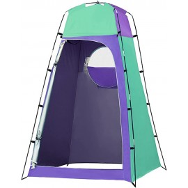 Miyabitors Tienda de viaje Tienda de ducha Camping Tienda de inodoro al aire libre con parte inferior desmontable Portable Privacy Shade Tent - RIVRQBYF