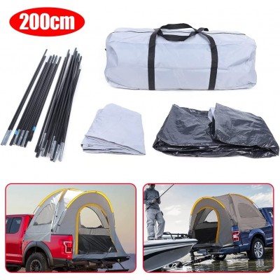 Tienda de campaña Truck Tent Doble Cuenta para camión Impermeable con Ventana de ventilación para Camping Pesca Tienda de Coche al Aire Libre - ULJEQNEA