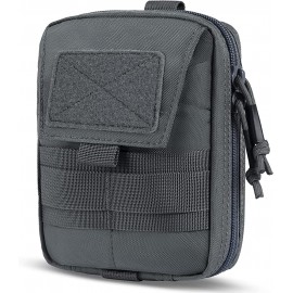 OneTigris Blade Belt Bag MOLLE EDC Bag TAC Funda con Bolsillo para Teléfono Celular y Ranuras para Herramientas - FGQPQ3N5
