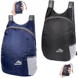 Feibmir 2 mochilas ultra ligeras plegables resistentes al agua mochilas mochilas plegables para hombres mujeres niños viajes camping escalada ciclismo - DSBEHVPB